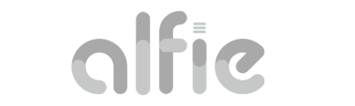 logo alfie gris