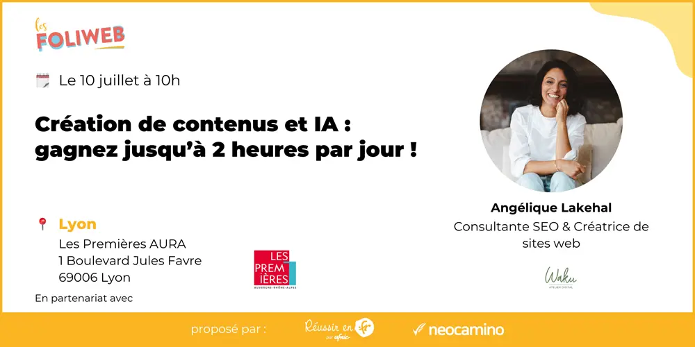 Atelier Les Premieres AURA 10 juillet 25